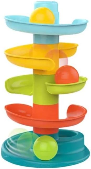 Baby Ball Tower for Toddlers, Ball Drop and Roll Swirling Tower