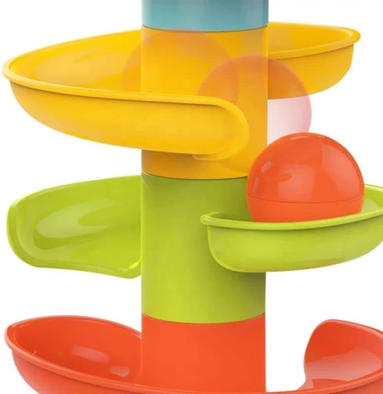 Baby Ball Tower for Toddlers, Ball Drop and Roll Swirling Tower