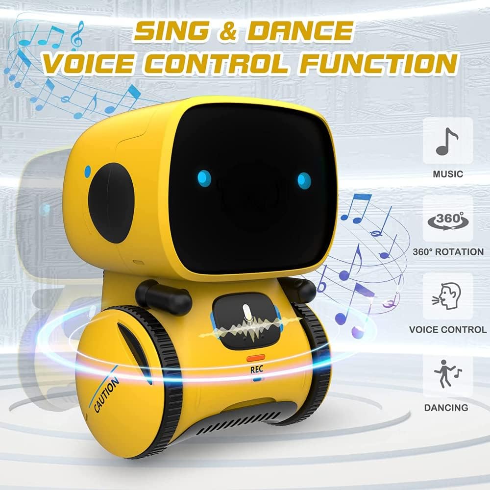 Smart Talking Robots Intelligent Partner and Teacher with Voice Control