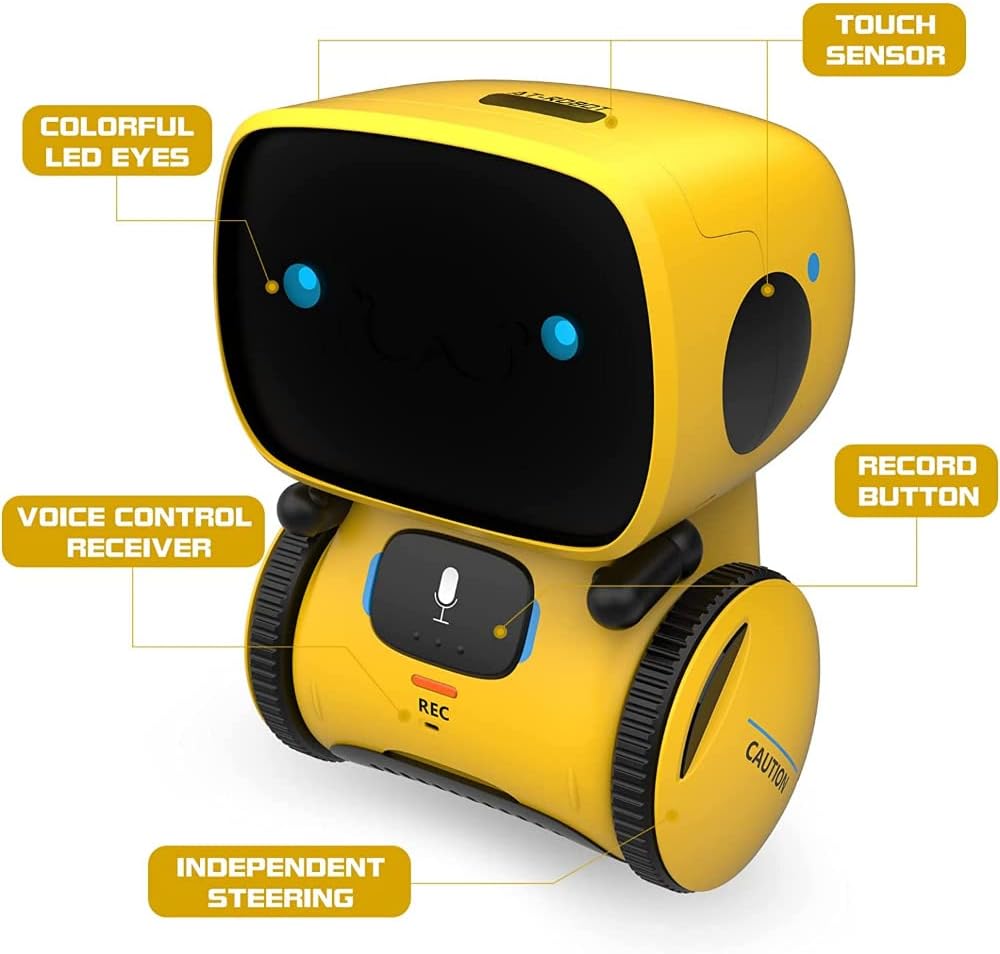 Smart Talking Robots Intelligent Partner and Teacher with Voice Control